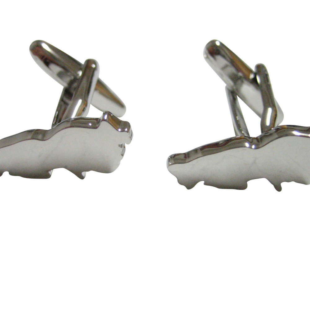 Lebanon Map Shape Cufflinks - image 1